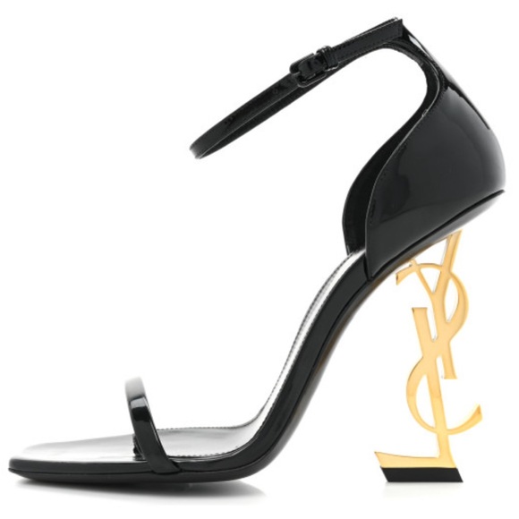 Black and Gold YSL Nero sandal. Size 40 - Picture 1 of 5